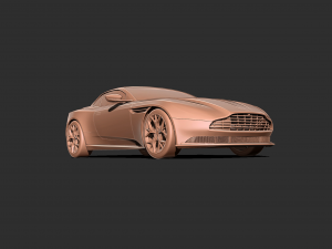 Aston Martin DB11 3d print model 3D-Druckmodell