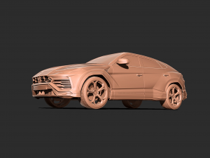 Lambo Urus 3D print model Model Cetak 3D
