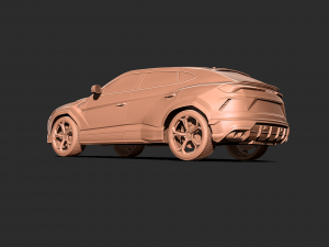Lambo Urus 3D print model Model Cetak 3D