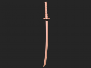 Katana Zenitsu Demon slayer - 3D print model 3D-printmodel