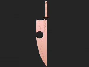 Demon Slayer Tengen Uzui Sword 3D Print Model
