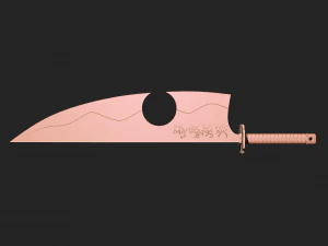 Demon Slayer Tengen Uzui Sword 3D Print Model