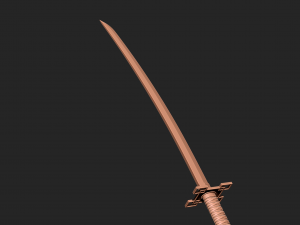 Muichiro katana Demon slayer Modèles 3D en vedette