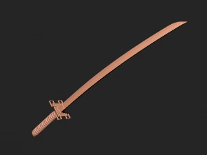 Muichiro katana Demon slayer 3D Print Model