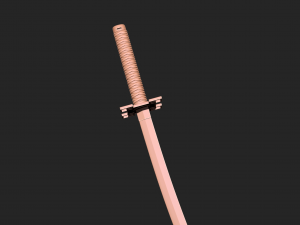 Muichiro katana Demon slayer Modèles 3D en vedette