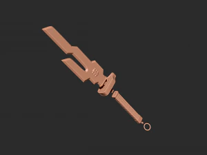 Toji Fushiguro Weapon Inverted Spear of Heaven 3D Print Model