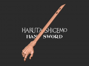 Shigemo Hand Sword - Jujutsu Kaisen Cosplay 3D Принт Модель