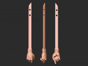 Shigemo Hand Sword - Jujutsu Kaisen Cosplay 3D Print Model