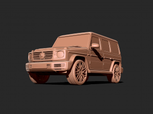 Mercedes Benz G-Class G63 3d print model 3D Baskı Modeli