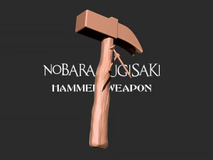Нобара кугисаки &ndash; Проклятый молот. 3D Принт Модель
