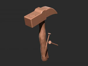 Nobara kugisaki - Cursed hammer 3D Print Model