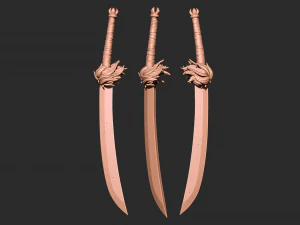 Split Soul Katana - Toji Fushiguro Jujutsu Kaisen 3D Print Model