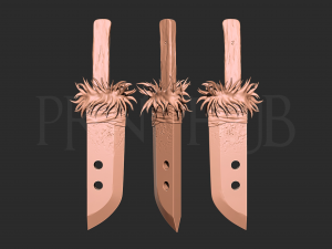 Slaughter Demon Blade - Maki Zenin Jujutsu Kaisen 3D Принт Модель