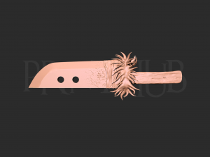 Slaughter Demon Blade - Maki Zenin Jujutsu Kaisen 3D Принт Модель