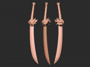 Jujutsu Kaisen - Sword Cosplay Collection Modèles 3D en vedette