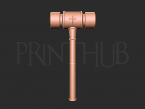 Gavel - Hiromi Higuruma Jujutsu Kaisen Model Cetak 3D