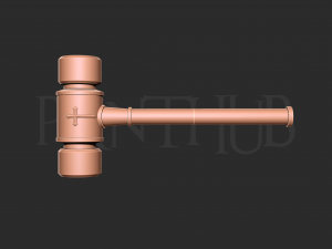 Gavel - Hiromi Higuruma Jujutsu Kaisen Model Cetak 3D