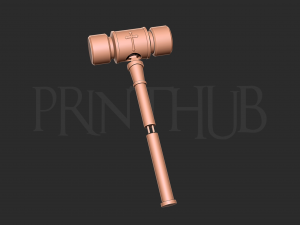 Gavel - Hiromi Higuruma Jujutsu Kaisen Model Cetak 3D
