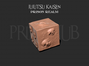 Prison Realm Cube Jujutsu Kaisen 3D Baskı Modeli