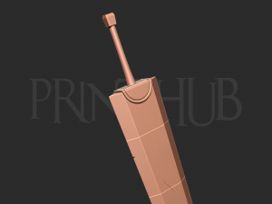 Berserk sword Dragon slayer Cosplay Model do druku 3D
