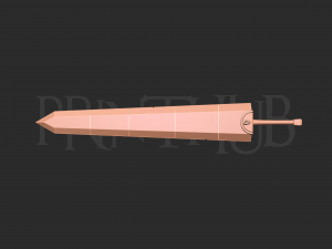Berserk sword Dragon slayer Cosplay Model do druku 3D