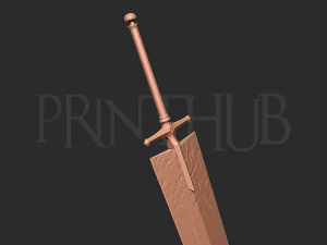Asta Demon Slayer Sword - Black Clover Weapon 3D Print Model