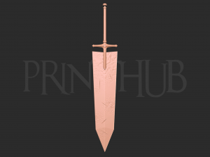 Asta Demon Slayer Sword - Black Clover Weapon 3D Baskı Modeli