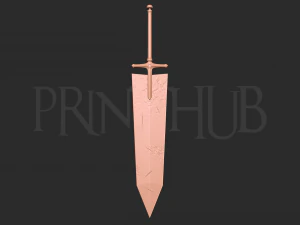Asta Demon Slayer Sword - Black Clover Weapon 3D Print Model