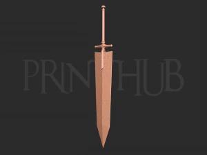 Asta Demon Slayer Sword - Black Clover Weapon 3D Print Model