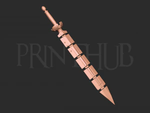 Demon Dweller Sword - Black Clover Weapon 3D Print Model