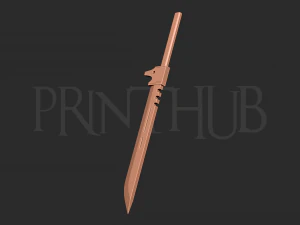 Kaiju No8 Sword - Soshiro Hoshina Cosplay Weapon 3D Print Model