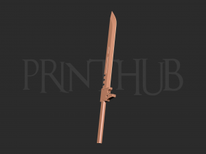 Kaiju No8 Sword - Soshiro Hoshina Cosplay Weapon Modèles 3D en vedette