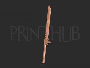 Kaiju No8 Sword - Soshiro Hoshina Cosplay Weapon 3D Print Model