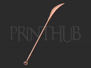 Maki Zenin Pole arm Spear from Jujutsu Kaisen Modello di stampa 3D