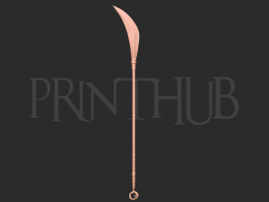 Maki Zenin Pole arm Spear from Jujutsu Kaisen Modello di stampa 3D