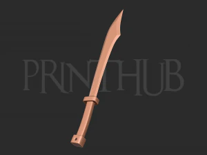 Jujutsu Kaisen - Jet Black Shadow Sword Megumi Fushiguro 3D Print Model