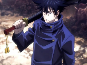 Jujutsu Kaisen - Jet Black Shadow Sword Megumi Fushiguro Model Cetak 3D