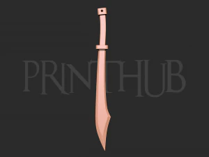 Jujutsu Kaisen - Jet Black Shadow Sword Megumi Fushiguro 3D Print Model