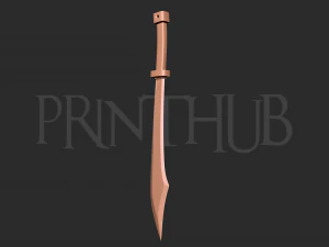 Jujutsu Kaisen - Jet Black Shadow Sword Megumi Fushiguro 3D Print Model