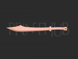 Jujutsu Kaisen - Jet Black Shadow Sword Megumi Fushiguro 3D Print Model