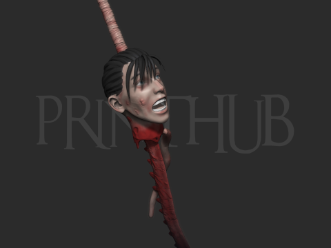 Chainsaw man Yoru Spinal Cord Sword Cosplay 3D Print Model