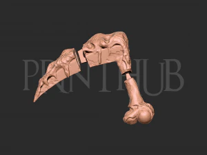Demon Slayer Gyutaro Flying Blood Hoces Arma - Cosplay Modelo de impresión 3D