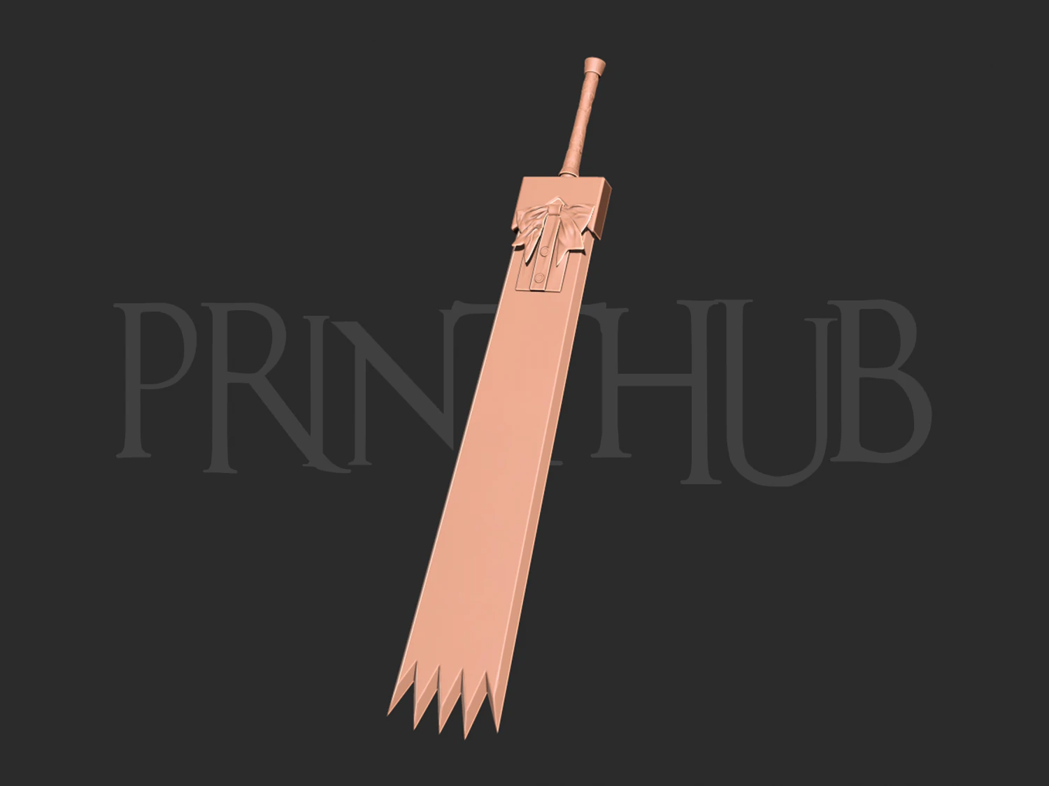 Asa Mitaka Super Strong Uniform Sword from Chainsaw Man 3D Print Model .c4d .max .obj .3ds .fbx .stl .blend 