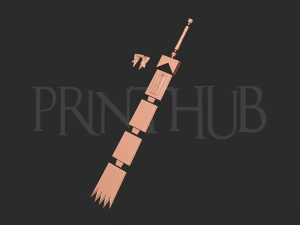 Asa Mitaka Super Strong Uniform Sword from Chainsaw Man 3D Print Model