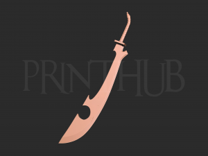 Shunsui Kyorakus sword - Bleach Cosplay 3D Print Model