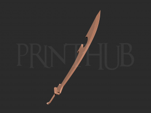 Shunsui Kyorakus sword - Bleach Cosplay 3D Print Model