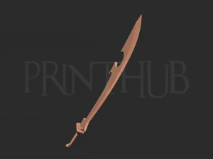 Shunsui Kyorakus sword - Bleach Cosplay 3D Print Model