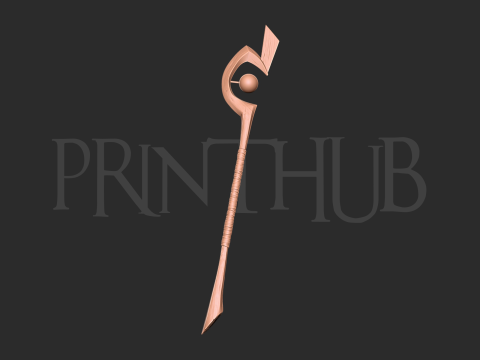 Megumin staff 3D print model 3D Принт Модель