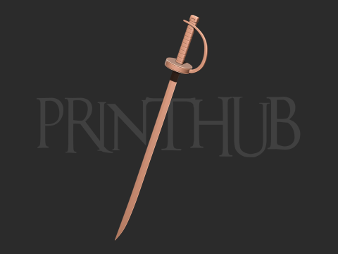 One piece shanks gryphon blade 3d print model 3D Baskı Modeli