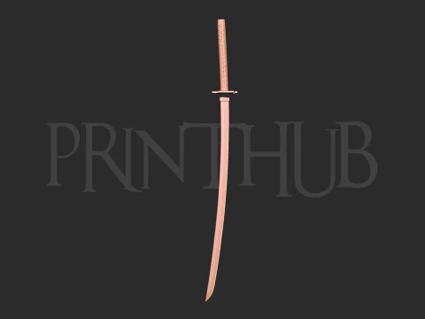 Bleach ichigo katana 3d print model 3D Print Model